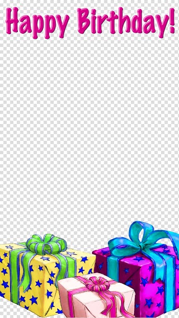 Gift Birthday Sweet sixteen Party, happy birthday transparent background PNG clipart