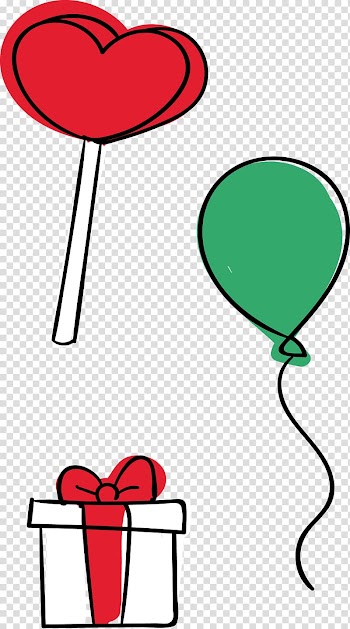 Gift Box Balloon, balloon gift box transparent background PNG clipart