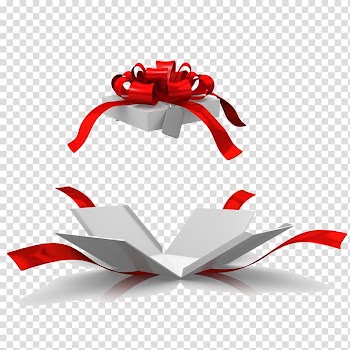 Gift Box Christmas, Open the gift box, red gift ribbon transparent background PNG clipart