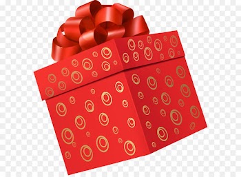 Gift Box Clip art - Small clean red gift box 