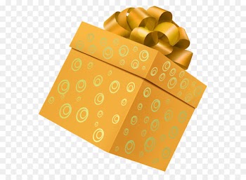 Gift Box Clip art - Yellow Gift Box PNG Picture Clipart 