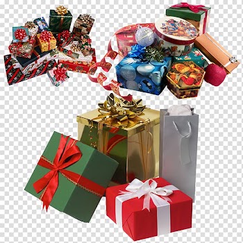 Gift Box New Year Christmas, Presents under the tree heap transparent background PNG clipart