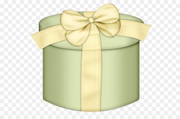 Gift Box Paper Birthday Clip art - Green Round Gift Box PNG Clipart 