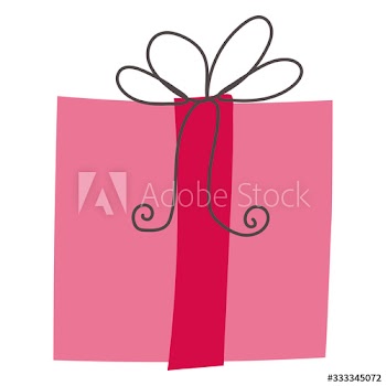 gift box present line icon