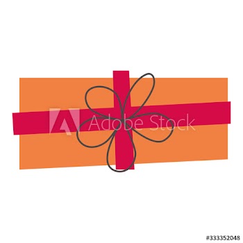 gift box present line icon