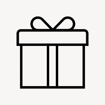 Gift box, reward icon, line | Free Icons - rawpixel