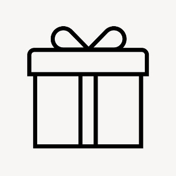 Gift box, reward icon, line | Free Icons - rawpixel