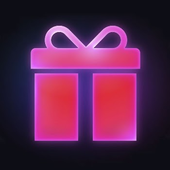 Gift box, reward icon, neon | Free Icons - rawpixel