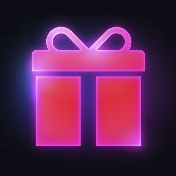 Gift box, reward icon, neon | Free Icons - rawpixel