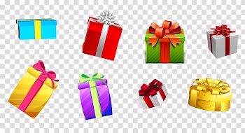 Gift Box Ribbon Packaging and labeling, Gift boxes transparent background PNG clipart