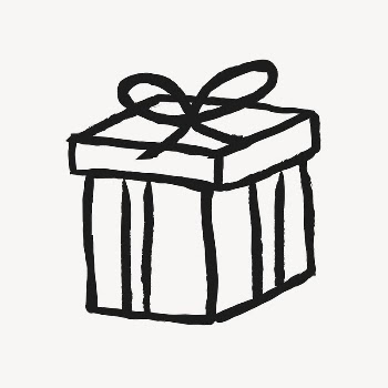 Gift box sticker, object doodle | Free PSD Illustration - rawpixel