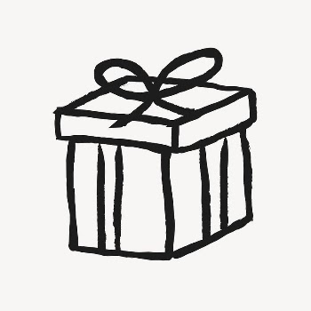 Gift box sticker, object doodle | Free Vector Illustration - rawpixel
