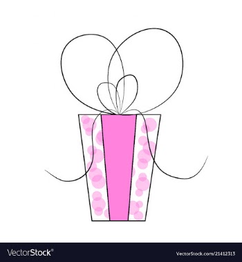 Gift box vector image