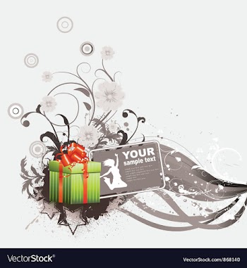 Gift box vector image