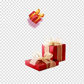 Gift boxes decorated material Daquan transparent background PNG clipart