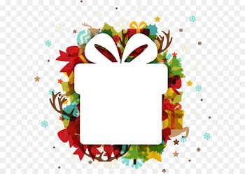 Gift card Christmas gift Christmas decoration - Christmas gift paper-cut vector material Drawing 