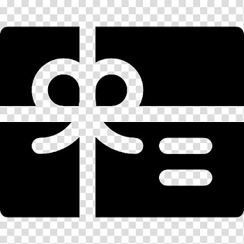 Gift card Computer Icons Online shopping Credit card, BlackWhiteRedBusinessCard transparent background PNG clipart