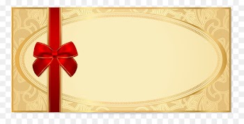 Gift card Coupon Banknote Voucher - red ribbon day 