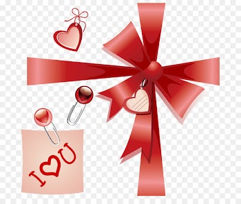 Gift card Greeting card Template Valentines Day - Valentine Bow Tags 