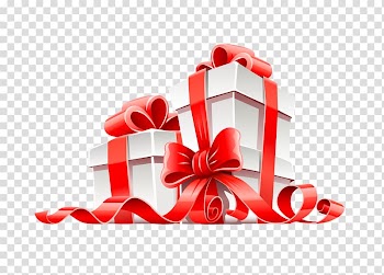 Gift card Ribbon Christmas, Gift transparent background PNG clipart