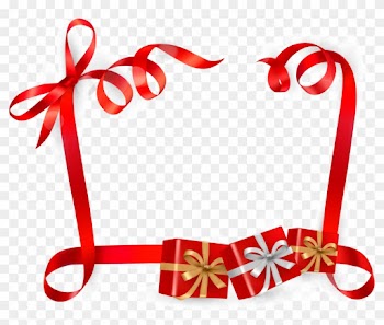 Gift Card Ribbon Euclidean Vector - Gift Border Png