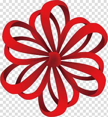 Gift card Ribbon , Red bow material transparent background PNG clipart
