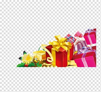 Gift Christmas card Greeting card, Gift transparent background PNG clipart