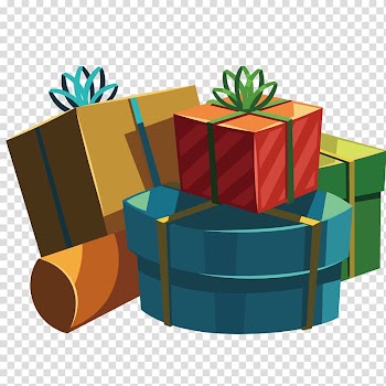 Gift Christmas, model box transparent background PNG clipart