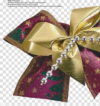 Gift Christmas Ribbon , Ribbon transparent background PNG clipart
