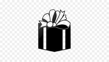 Gift Computer Icons Box Black and white Clip art - Icons Gift Box For Windows 