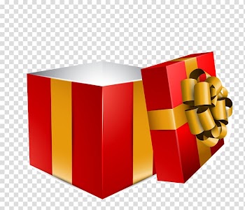 Gift Decorative box Illustration, gift box transparent background PNG clipart