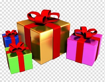 Gift Decorative box Ribbon , Golden Gift transparent background PNG clipart