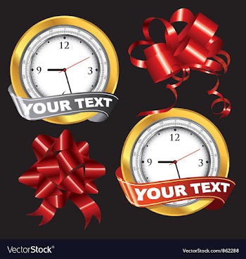 Gift elements vector image