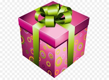 Gift Euclidean vector Icon Clip art - Pink Gift Box with Green Bow PNG Picture 