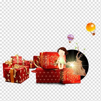 Gift Festival, Children gifts transparent background PNG clipart