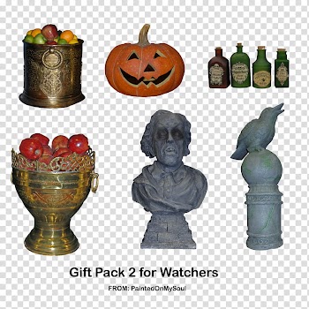 Gift  for Watchers, assorted decor lot transparent background PNG clipart