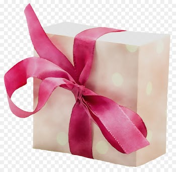Gift Greeting & Note Cards Pink Box Valentine's Day -  