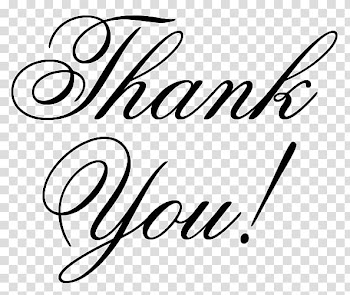 Gift Letter of thanks , thank you transparent background PNG clipart