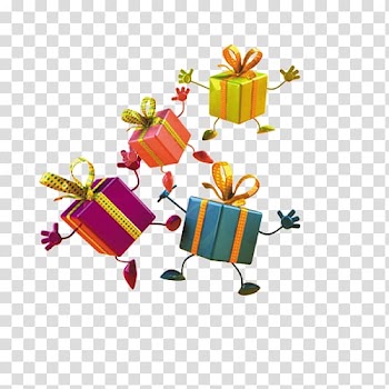 Gift Packaging and labeling Christmas, Gift transparent background PNG clipart