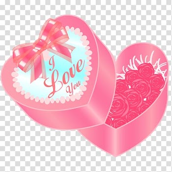 Gift Paper Box, Creative Valentine's Day transparent background PNG clipart