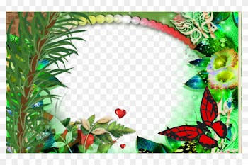 Gift Photo Flower Frames - Beautiful Green Flower Frames