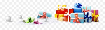 Gift Poster - Creative design colorful gift boxes 