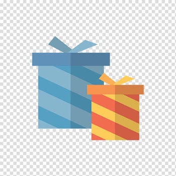 Gift Ribbon Box, Colored lines gift gift box transparent background PNG clipart