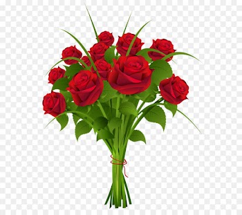 Gift Rose Clip art - Transparent Rose Bouqet Red Clipart PNG Image 