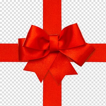 Gift Shoelace knot Packaging and labeling Ribbon, Red bow transparent background PNG clipart