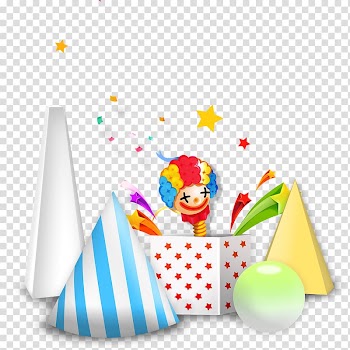 Gift Surprise, Surprise gift Clown transparent background PNG clipart