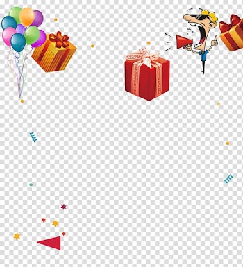 Gift Taobao, Balloon gift transparent background PNG clipart