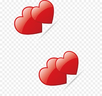 Gift Valentine's Day Romance Icon - Double heart Valentine's Day romantic keepsake gift 