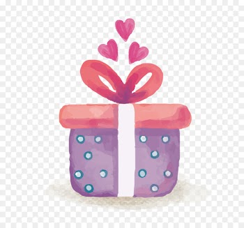 Gift Watercolor painting Balloon Birthday - Hand painted birthday gift vector 