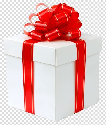 Gift , White Gift Box with Red Bow , red and white gift box illustration transparent background PNG clipart